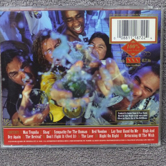 Sammy Hagar and the Waboritas Red Voodoo Audio CD 1999 MCA Records Rock - Picture 3 of 12